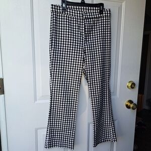 Zara Gingham Pants🖤🤍